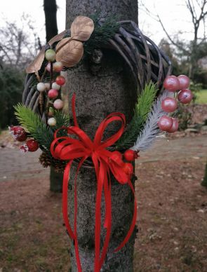 świąteczna dekoracja - stroik